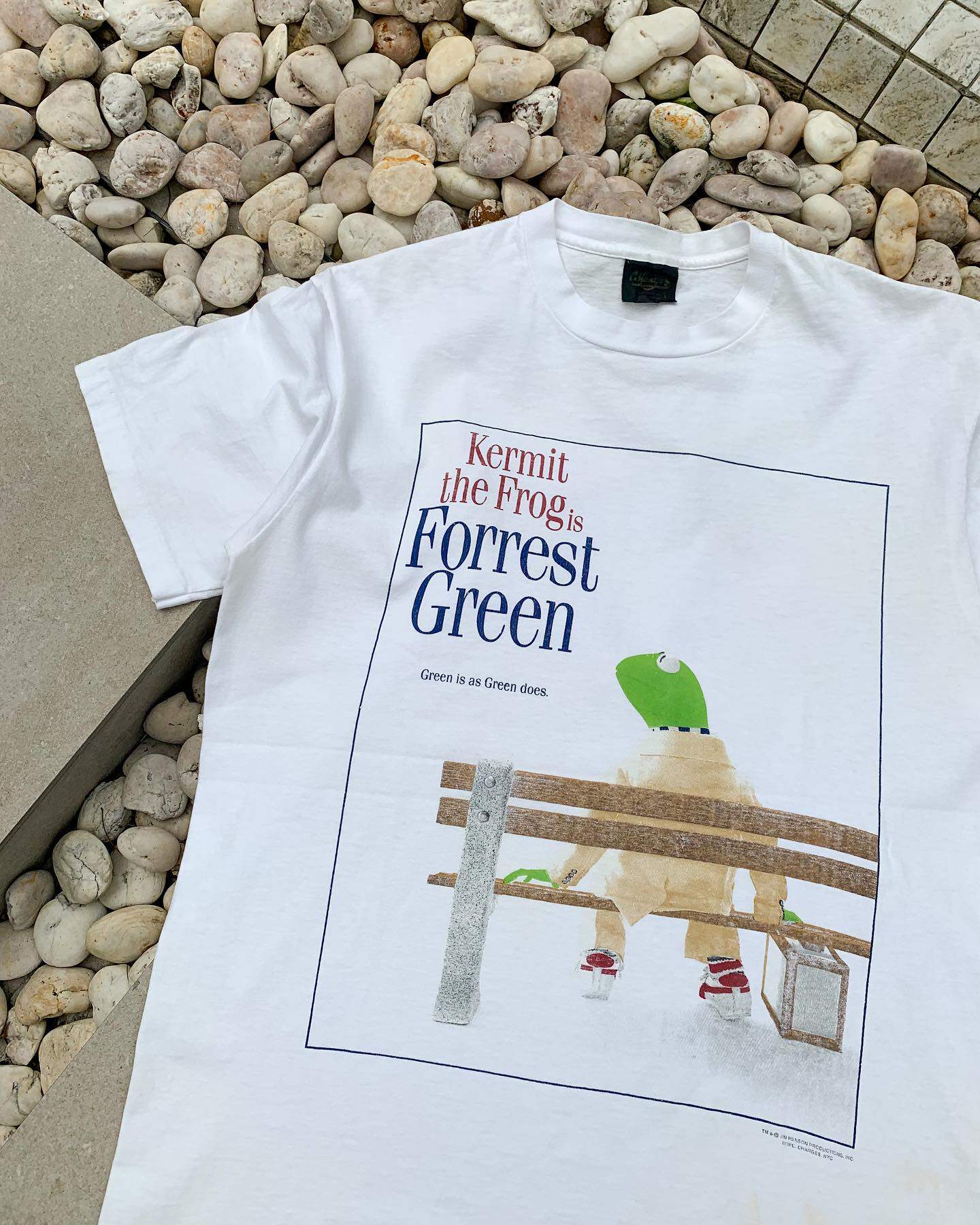 KERMIT THE FROG KOMI FROG THE MUPPET SHOW TV SHOW CARTOON RETRO SHORT-SLEEVED T-SHIRT