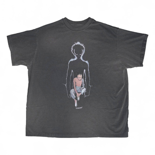 ACGN二次元日漫厌世风oversize轻亚文化颓废感无性别街头短袖T恤