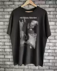My Bloody Valentine 1988 Album Feed Me with Your Kiss Short-Sleeved Washed T-Shirt