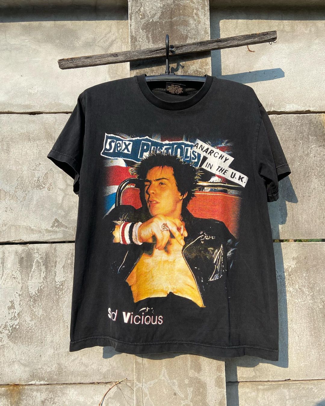 sid vicious席德维瑟斯英国音乐家创意重磅oversize潮流hiphop短t