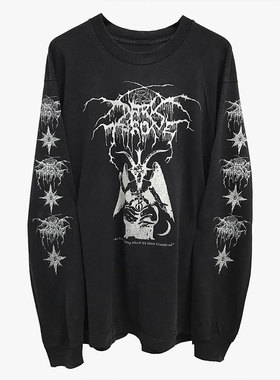 Darkthrone Soulside Journey vintage 健身运动小众长袖T恤