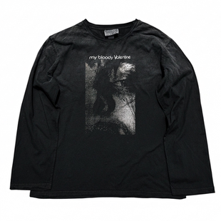 My Bloody Valentine1988专辑Feed Me With Your Kiss脏染长袖T恤