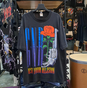 枪花Guns N' Roses枪与玫瑰1991专辑歌曲Use Your Illusion I短袖