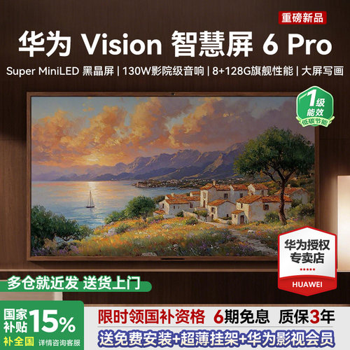 包安装+超薄挂架！Vision6Pro