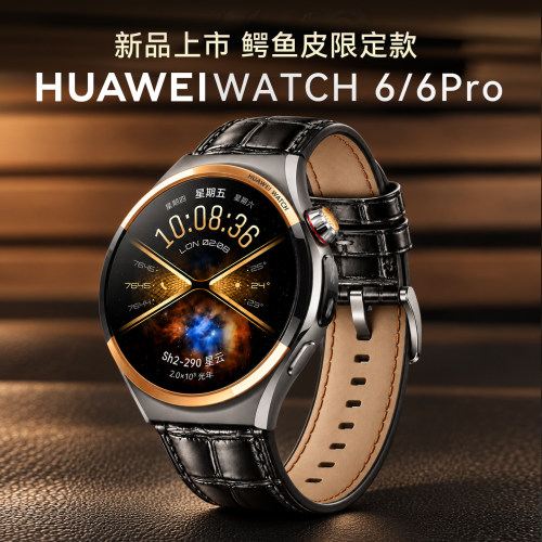 【真皮定制款】WATCH6pro手表