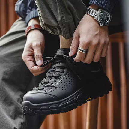 MRA男鞋城市户外鞋秋季运动休闲老爹鞋徒步登山鞋复古百搭潮鞋子
