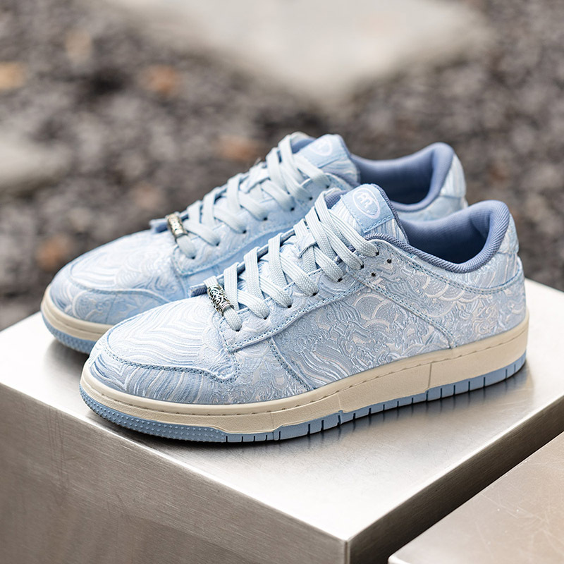 MRA男鞋丝绸国风板鞋情侣休闲鞋