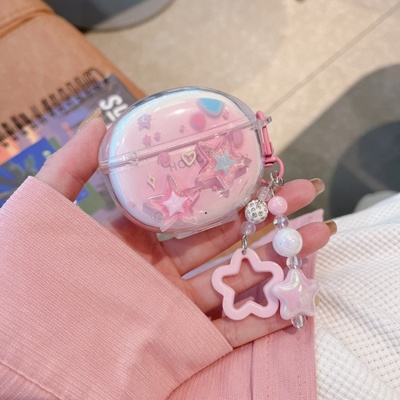 新款梦幻炫彩适用荣耀EarBuds X9典藏版耳机壳荣耀X8蓝牙耳机保护套EarbudsX7新款earbusX8可爱防摔透明软壳