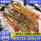 大虾鲜活速冻特大号对虾新鲜冷冻白虾海虾生鲜虾类海鲜水产基围虾