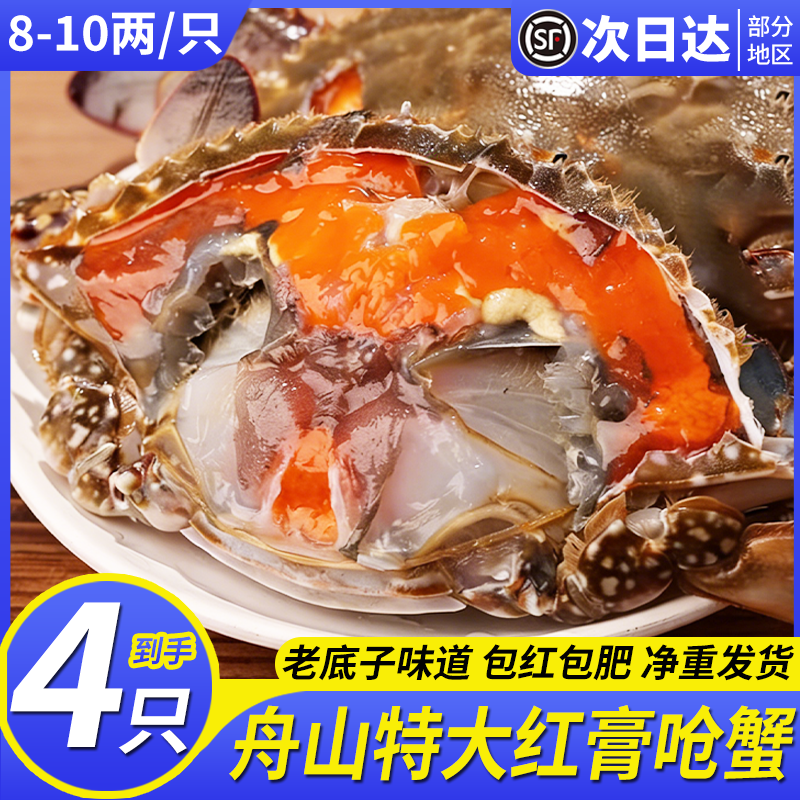 舟山红膏呛蟹飞机红膏蟹咸蟹宁波特产生腌螃蟹红膏梭子蟹生炝母蟹,水产肉类/新鲜蔬果/熟食,蟹类制品,淘宝优惠券,粉丝福利购,淘宝优惠卷