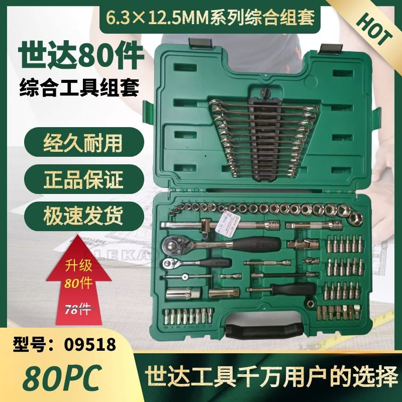 世达0951880件组套工具图片