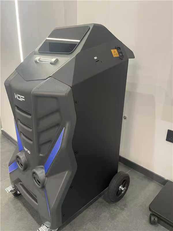 万得福X870汽车空调冷媒回收加注机抽真空泵加氟机两用全自动更换