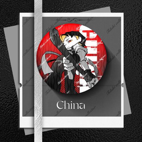 国拟吧唧《也分高下》58mm反光吧唧（漫画《既决生死》角色周边）