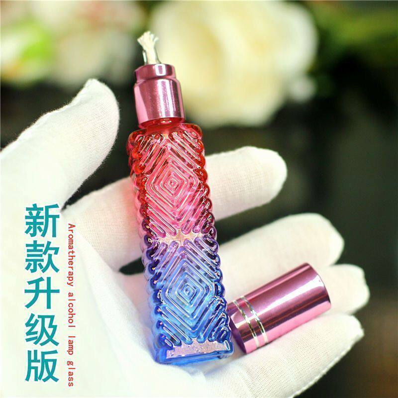 手工玻璃彩色透明酒精灯扭扭棒配件diy材料带棉线棉芯灯芯