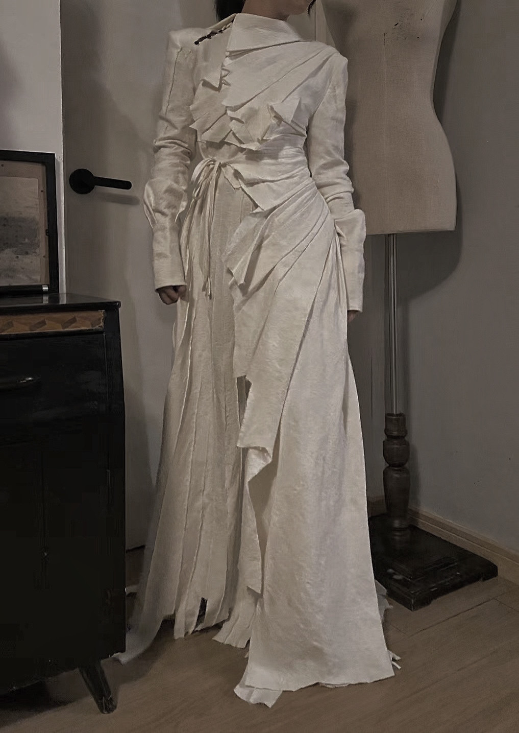 原创设计风立裁长袖衬衫官方代理