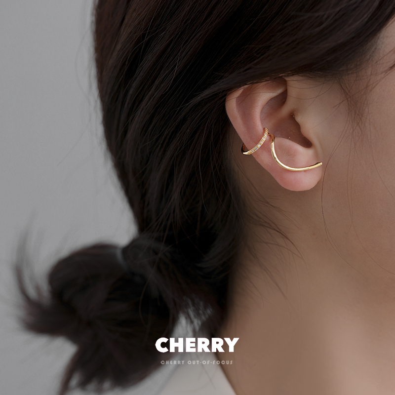 简约气质个性金色耳骨夹耳夹