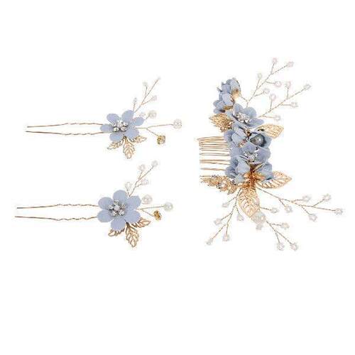 3 Pcs Hair Hairpin Suit Clips for Wedding Stick Bridesmaid