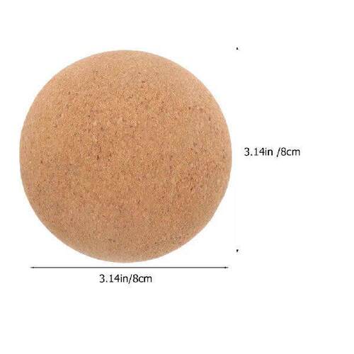 Cork Fascia Ball Yoga Supplies (diameter 8cm) Practical