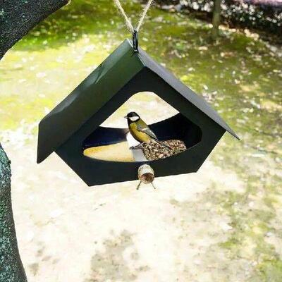 Hanging Wild Bird Feeder Metal Iron Gazebo Outdoor