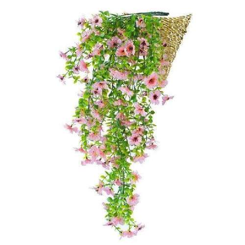 2Pcs Artificial Hanging Flower Plant 70cm Hanging Vine