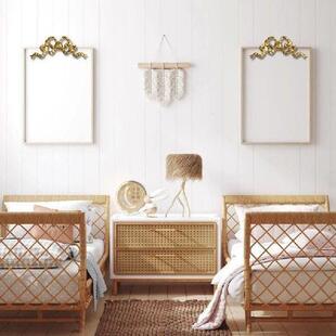 G8DA Resin Wall Applique Wall Art for Picture Frame and