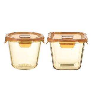 Glass Yogurt Container Kitchen Sealed Container for Fruit