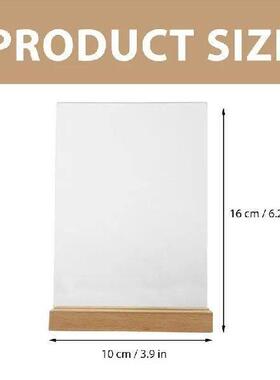 Acrylic ter Stand Desktop Menu Storage Stand Restaurant