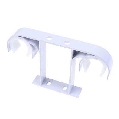 1Pcs Aluminum Alloy Double Curtain Rod Brackets Hook Hanger