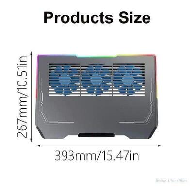 M17F Laptop Cooling Pad Gaming Laptop Stand Portable