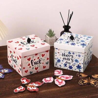 Flying Butterfly Box Exploding Butterfly Birthday Box Funny