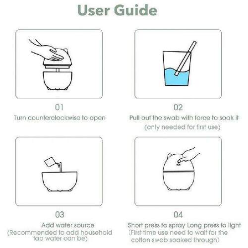 Top Sale Cute Cat Cool Mist Humidifier For Home,Cat Night