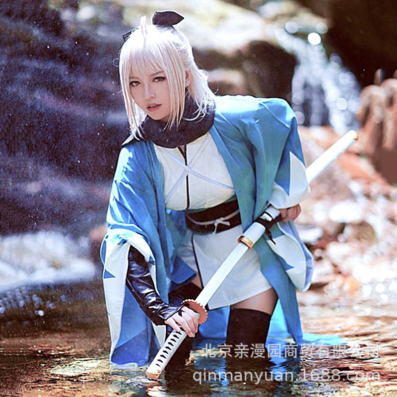 Fate/Grand Order番队长冲田总司誓言的羽织 漫展派对cosplay服装