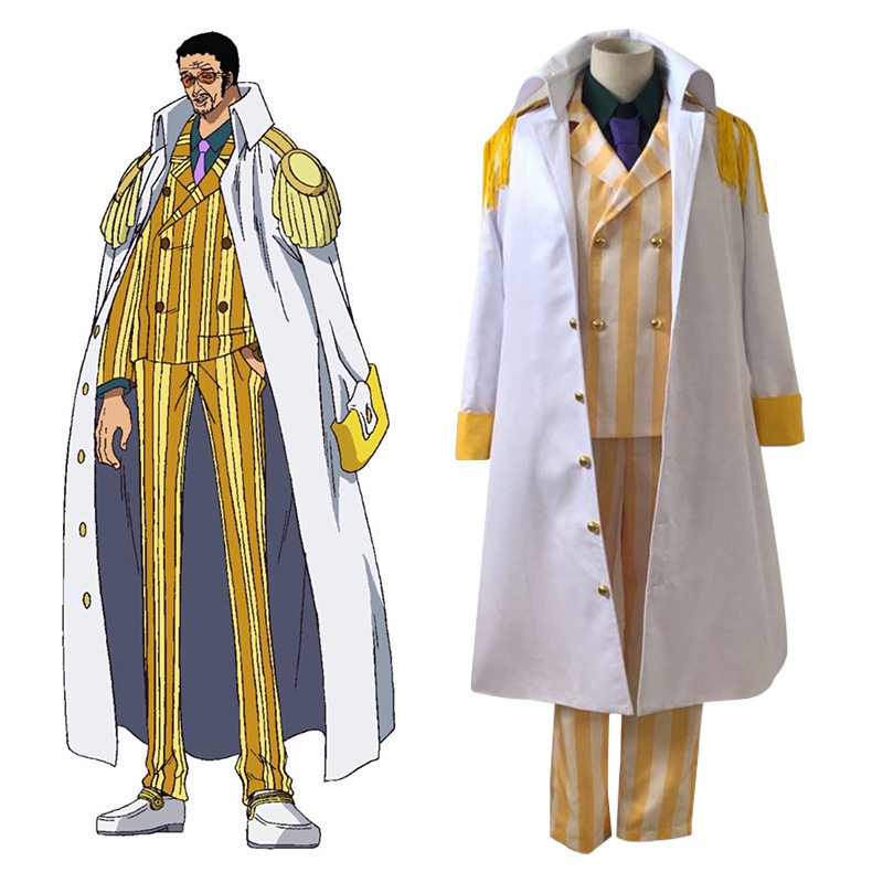 海贼王航海王闪光果实本部大将黄猿波鲁萨利诺cos服Cosplay服