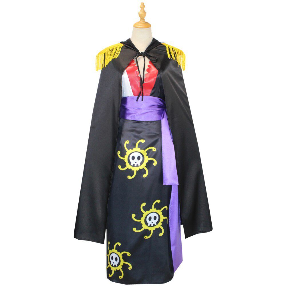 海贼王蛇姬cos服女帝波雅汉库克cos黑色套装cosplay万圣节表演服