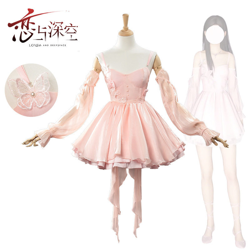 恋与深空女主cos服主控旖梦心澜cosplay动漫服装连衣裙动漫服饰