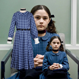 美国恐怖电影孤儿怨cosplay服艾斯特儿童cos服万圣节表演服现货