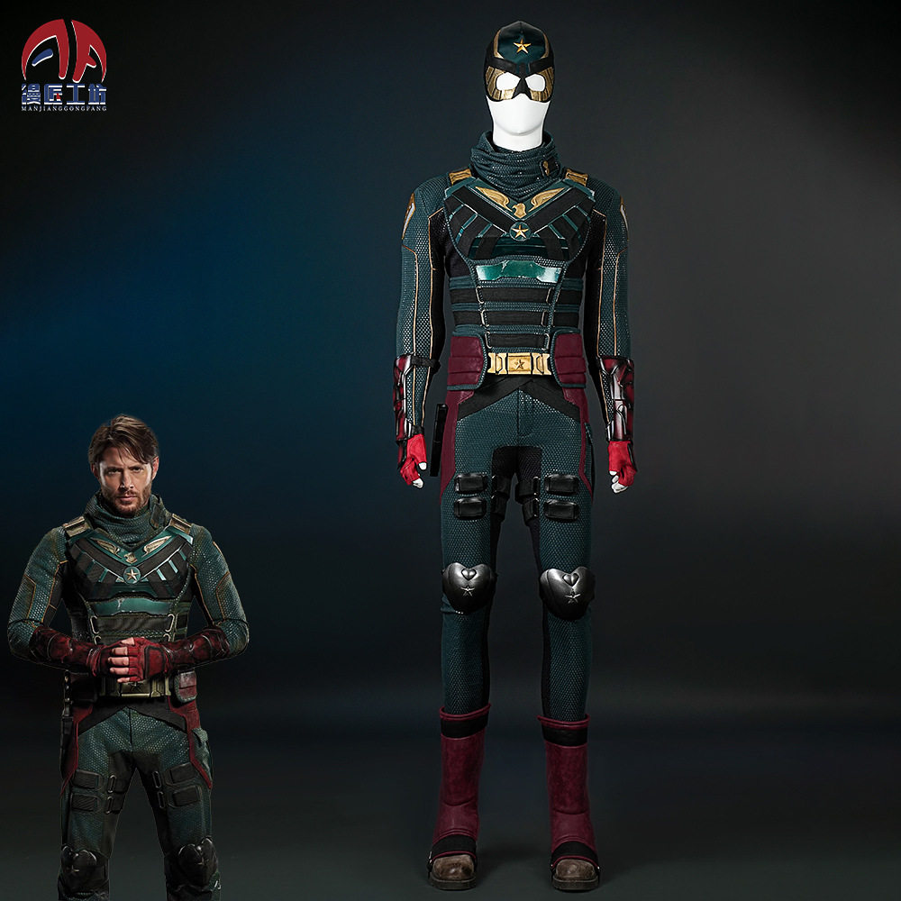 西部匠品士兵男孩cos黑袍纠察队cosplay男全套美剧M20240026