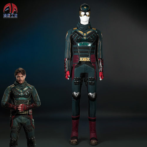 西部匠品士兵男孩cos黑袍纠察队cosplay男全套美剧M20240026
