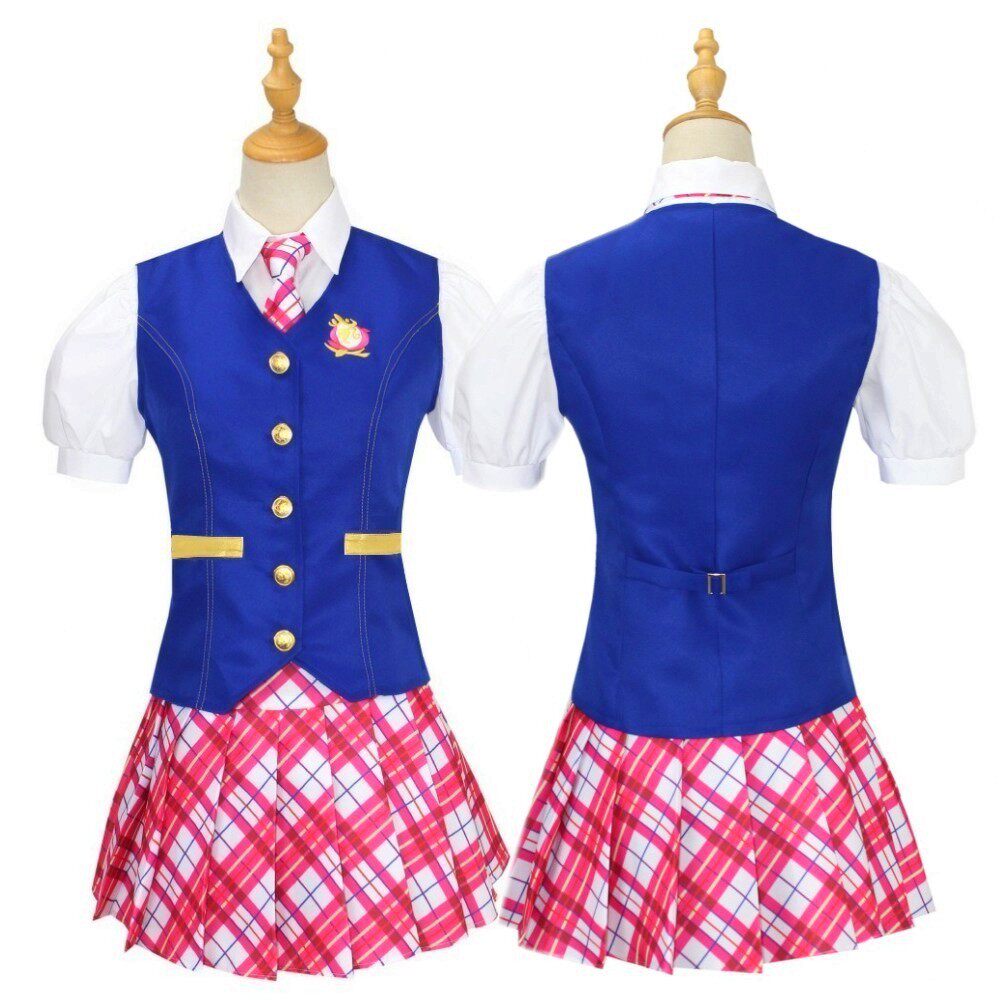 真人电影芭比cos服公主学院校服德兰西Barbie连衣裙cosplay服装