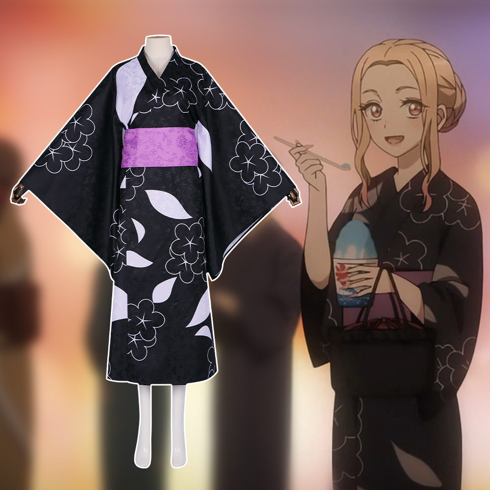 更衣人偶坠入爱河cos服喜多川海梦暗纹提花和服浴衣cosplay服装