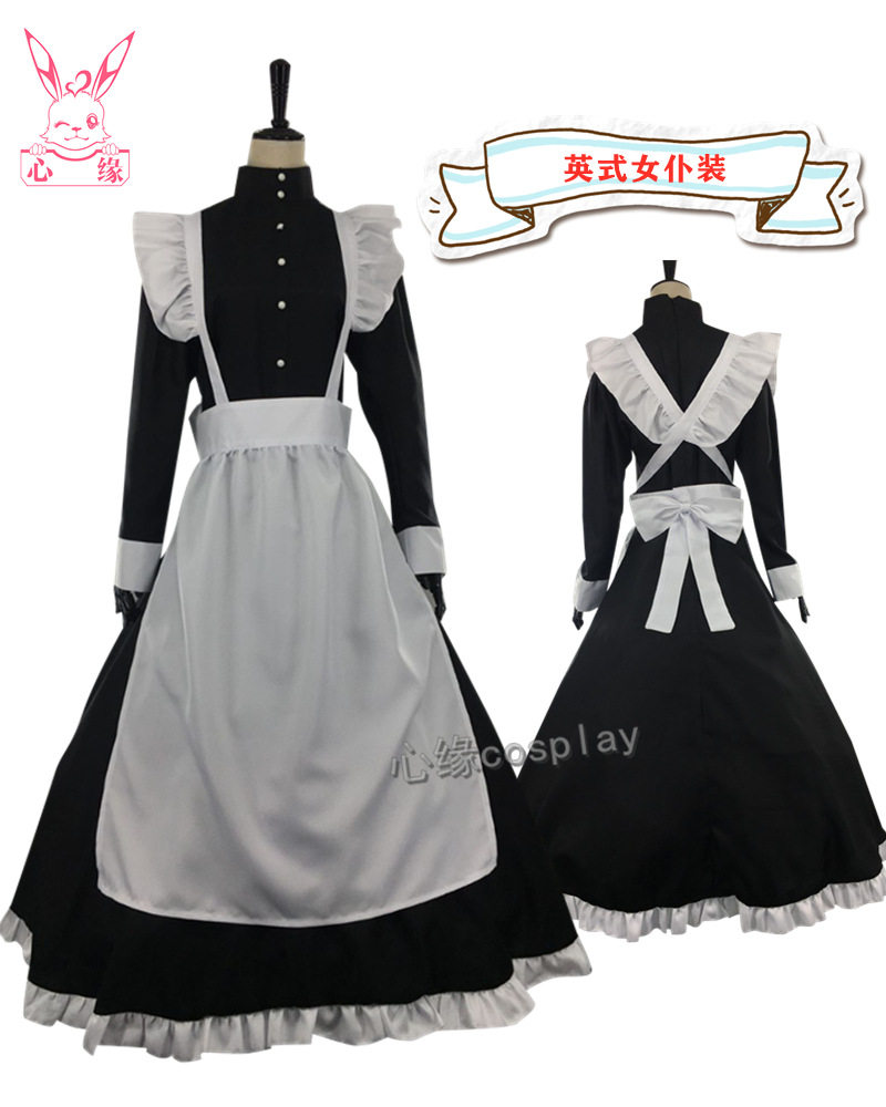 动漫洛丽塔演出服女仆装