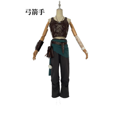 第五人格弓箭手cos服动漫cosplay二次元角色套装柔软皮质游戏服