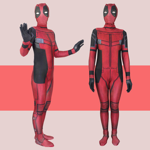 Deadpool复仇者联盟死侍2cosplay服装数码3D印花全包死侍紧身衣