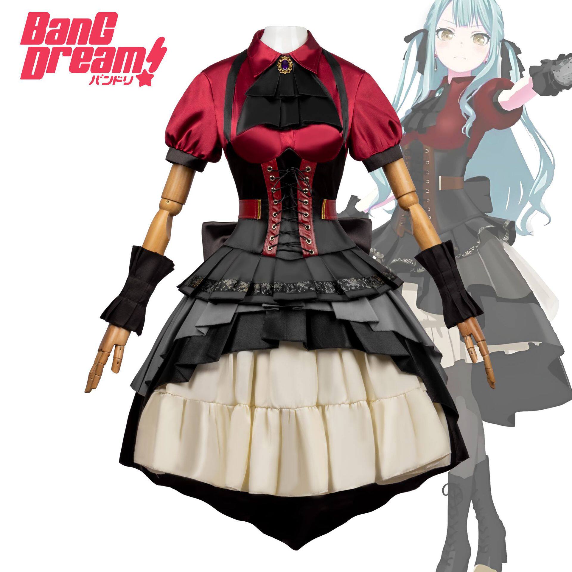 BanGDreamCOS服连衣裙丰川祥子二次元cosplay服装动漫人物演出服