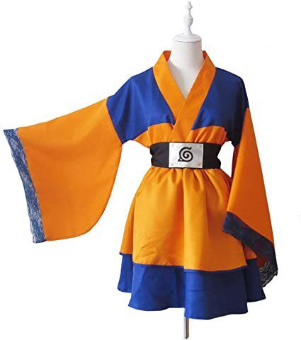 火影忍者和服play服装 鸣人日向雏田和服动漫服装源头工厂