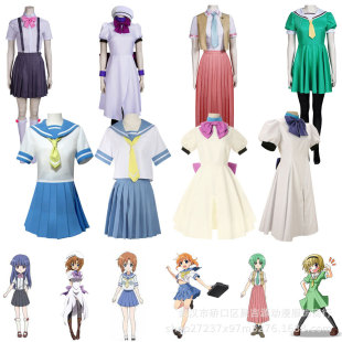 聚吉源 家寒蝉鸣泣之时cosplay龙宫礼奈日常水手服二次元角色扮演