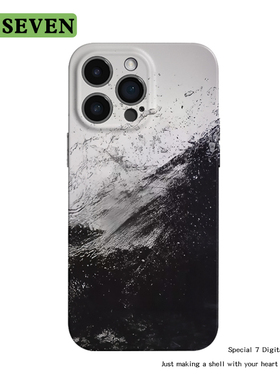 艺术泼墨菲林壳软壳适用于16EReno7pro畅玩30plusIQOOU311pro一加9R