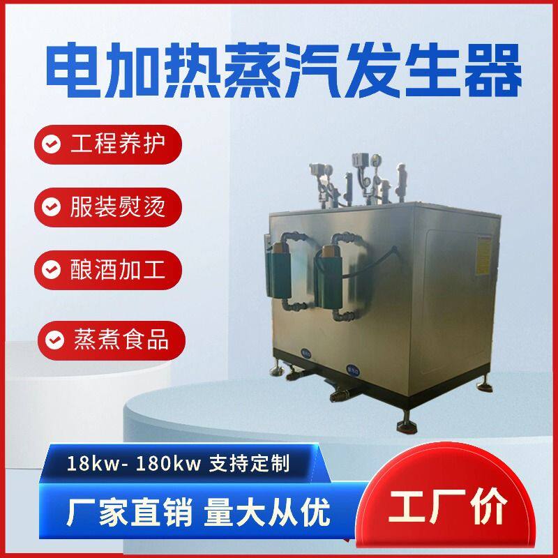 全自动电蒸汽锅炉 36kw小型电热蒸汽机 洗涤熨烫电加热发生器商用