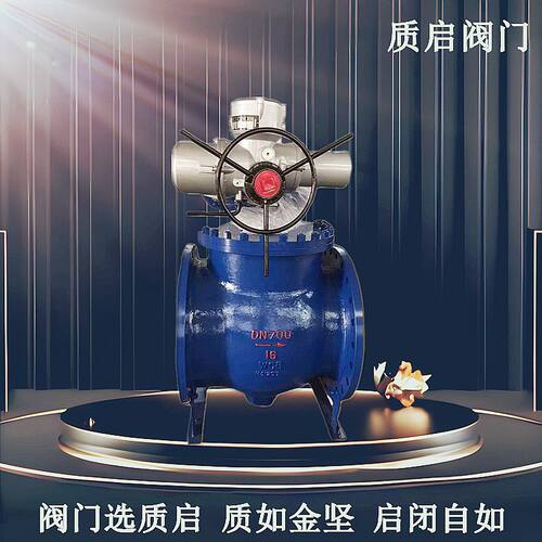 DYQ940H-10电动上装式球阀电动偏心半球阀泉州质启硬密封球阀DN50