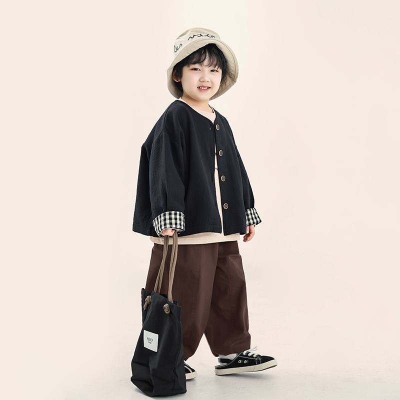 积木城堡男童外套秋装2025新款儿童韩版上衣中小童春秋薄款开衫